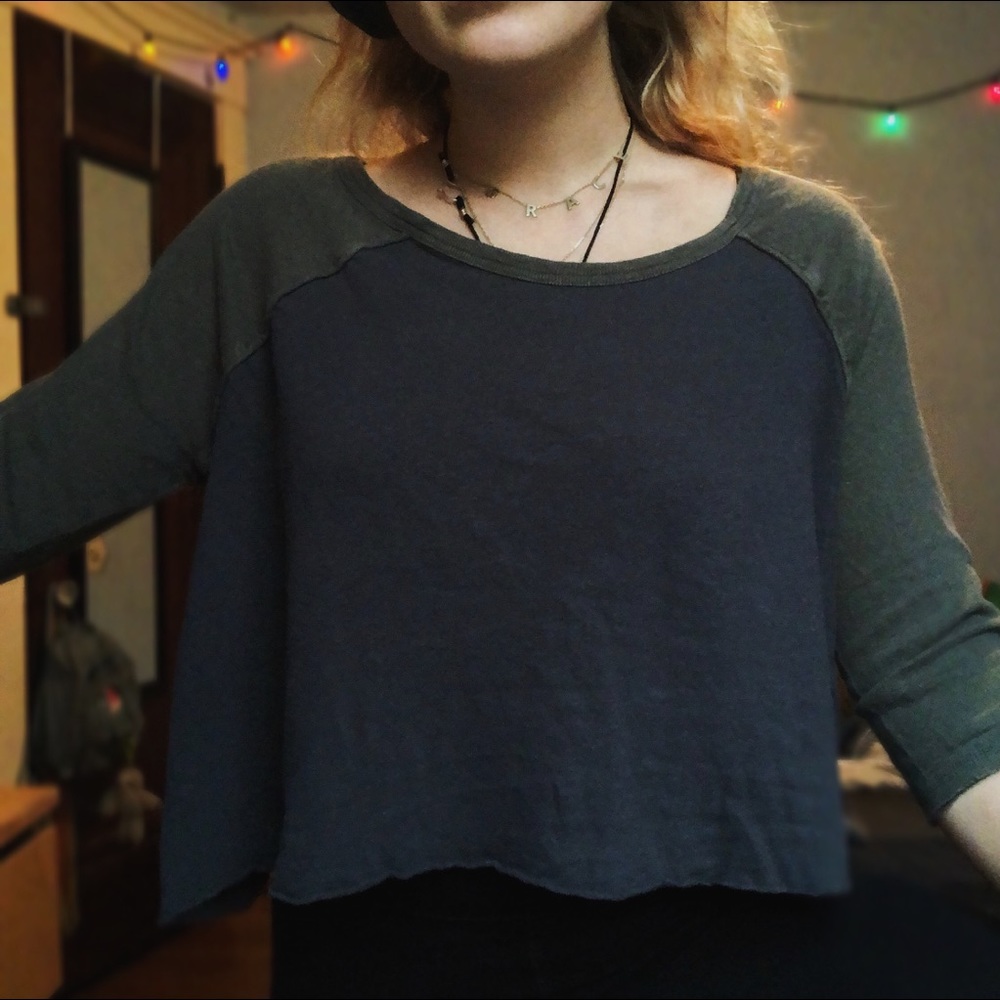 Urban Outfitters Flowy Baseball Tee Size M